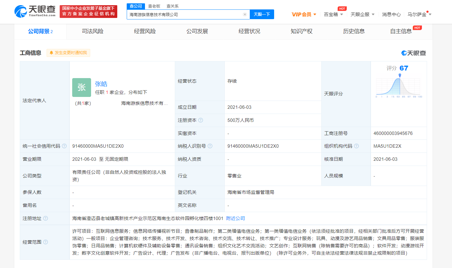 游族網絡海南成立新公司，深耕數字文化創意軟件開發領域